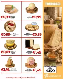 Volantino Supermercati Pasquale Prisco Pagina 7: Mannoni Pecorino misto €1,49, PLAC Provolone piccante €0,99