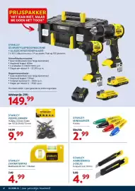 Kluswijs folder Pagina 2: STANLEY ZAKWATERPAS €4,99, Stanley afbreekmes 2-delig €4,99