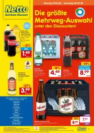 Netto Getränke Discount Prospekt woche 43 Seite 1