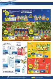 Metro akciós újság Oldal 24: Vöslauer Balance izesített ásványvíz €349,00, Almdudler original üdítőital €499,00