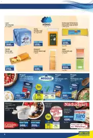 Metro akciós újság Oldal 3: Edami sajt €3.199,00, Füstölt Edami sajt €2.799,00