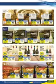 Metro akciós újság Oldal 31: Catherina pezsgő €5.999,00, Natara pezsgő €1.399,00