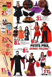Catalogue Bazarland page 2: Set costume enfant €3,99, Costume enfant €8,99