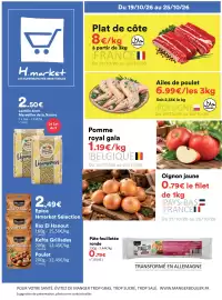 Catalogue Hmarket semaine 43 page 1: Merveilles de la Nature Lentille 4mm €2,50, Hmarket Sélection Raz El Hanout €2,49