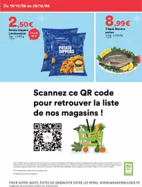 Catalogue Hmarket semaine 43 page 8: Lambweston Potato dippers €2,50, Tilapia Mareva €8,99