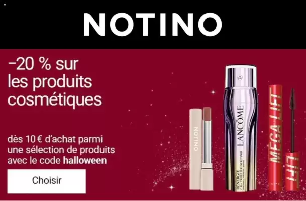 Notino (valable jusqu'au 25-10)