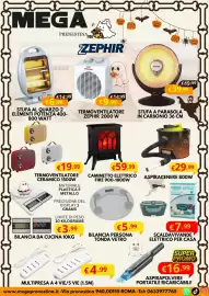 Volantino MEGA Pagina 4: MEGA PRENESTINA, ZEPHIR ZEPHIR €49,99 €39,99 €14,99 € 6,99 STUFA AL QUARZO 2 ELEMENTI POTENZA 400-