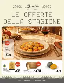 Volantino Borello Supermercati Pagina 1: Pasta di Gragnano IGP formati assortiti GAROFALO €1,15, Zucca delica €1,19