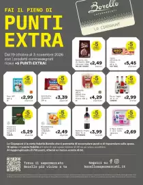 Volantino Borello Supermercati Pagina 12: Bresaola della Valtellina IGP Punta d'anca €4,29, Mozzarelline Impanate €2,49