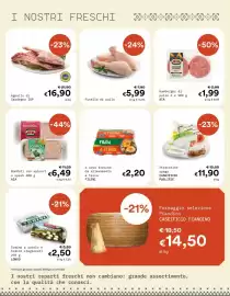 Volantino Borello Supermercati Pagina 4: Fusello di pollo €5,99, Hamburger di pollo AIA €1,99