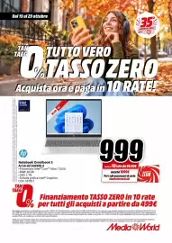 Volantino MediaWorld Pagina 19: Notebook Omnibook 5 AI 16-AF1009NLX €999,00