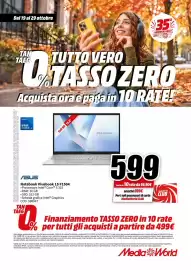Volantino MediaWorld Pagina 20: ASUS Notebook Vivobook 15 F1504 €599,00