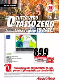 Volantino MediaWorld Pagina 23: Notebook Aspire Go 16 €899,00