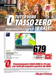 Volantino MediaWorld Pagina 24: Notebook Aspire Lite 15 €679,00
