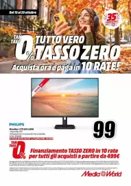 Volantino MediaWorld Pagina 31: Philips Monitor 27E1N1100A €99,00