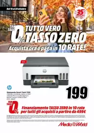 Volantino MediaWorld Pagina 33: Stampante Smart Tank 7005 €199,00