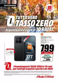 Volantino MediaWorld Pagina 5: Dal 19 al 29 ottobre 35% ANNIVERSARIO LET'S WW TAN TAEG % TUTTO VERO TASSO ZERO Acquista ora