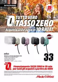 Volantino MediaWorld Pagina 81: Braun Stiratore verticale QuickStyle Mini €499,00