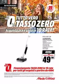 Volantino MediaWorld Pagina 82: Rowenta Lavapavimenti senza fili GZ7257 €499,00