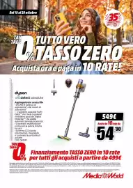 Volantino MediaWorld Pagina 83: Dyson v15 detect absolute €549,00