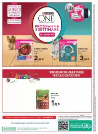 Volantino Carrefour Market Pagina 2: Purina One Secco Gatto Adult Bifensis €3,99, Purina One Mini Secco Cane €2,99