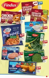 Volantino Marketpiù Pagina 7: Findus Findus Findus RABBAS CHICKEN NUGGETS 12 PEZZI 250ge IN MEDIA 100POLLO % PETTO SENZA