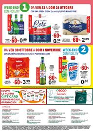 Volantino Gecop Pagina 20: Scottonelle carta igienica €2,39, Peroni Nastro Azzurro birra €0,60