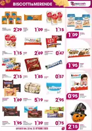 Volantino Rosa Cash Pagina 17: Novibloc cioccolato fondente e latte €1,95, Bounty €2,95