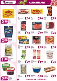 Volantino Rosa Cash Pagina 6: Norita alici marinate €1,39, Beretta tramezzini prosciutto cotto €1,69