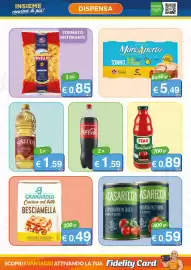 Volantino Mister Risparmio Pagina 3: La Casareccia pomodorini in succo €0,59, Star Pummarò corposa €0,89