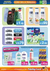 Volantino Mister Risparmio Pagina 5: Tena discreet €2,59, Lives Seta €4,99