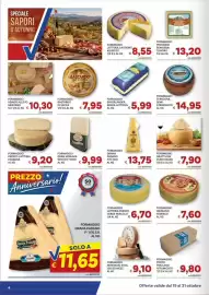 Volantino Vivo Supermercati Pagina 4: Formaggio Bayerlander senza lattosio €5,99, Formaggio Grana Padano €11,65