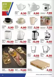 Volantino Vivo Supermercati Pagina 48: Bicchiere Borm Caffèino €0,52, Brocca term inox m/nero €13,99