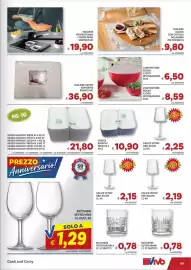 Volantino Vivo Supermercati Pagina 49: Vassoi bianchi €21,80, Calice vetro H&H Adler €2,15