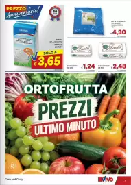 Volantino Vivo Supermercati Pagina 9: Panna da montare Milram UHT €3,65, Latte scremato in polvere magro Grejo €4,30