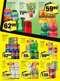 Calle tilbudsavis Side 27: Faxe Kondi €55,00, Coca Cola, Fanta, Sprite el. Fuze Tea €72,99