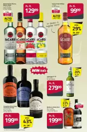 Fleggaard avis Side 17: Bacardi Spiced, Blanca, Razz el. Limón €129,99, Laphroaig 10 YO €279,99