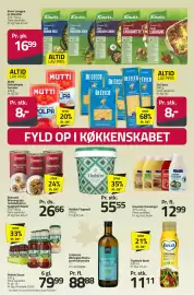 Fleggaard avis Side 41: Urtekram Økologisk Ekstra Jomfruolivenolie €88,88, Maldon Flagesalt €55,55