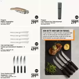 Imerco tilbudsavis Side 30: Timm Vladimir Kitchen Steakknive €399,95, Peugeot Malbec Proptrækker €299,95