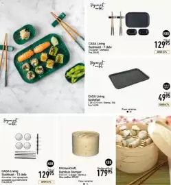 Imerco tilbudsavis Side 35: Casa Living Sushisæt €129,95, KitchenCraft Bambus Damper €179,95