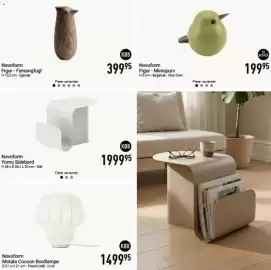 Imerco tilbudsavis Side 47: Novoform Motala Cocoon Bordlampe €1.499,95, Novoform Yomu Sidebord €1.999,95