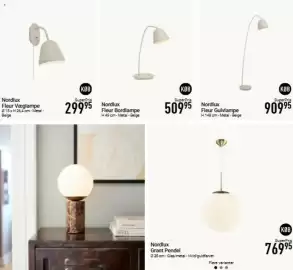 Imerco tilbudsavis Side 53: Nordlux Fleur Gulvlampe €909,95, Nordlux Fleur Væglampe €299,95