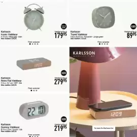 Imerco tilbudsavis Side 56: Karlsson Iconic Vækkeur €179,95, Karlsson Retro Flat Vækkeur €279,95