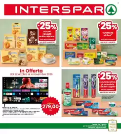 Volantino Interspar Pagina 1: Smart Tv 50" 4K 50AU731C €279,00, Biscotti Mulino Bianco