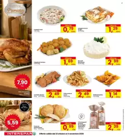 Volantino Interspar Pagina 10: Focaccia Montanarina* €0,99, Trecchine gusti assortiti Re nel Regno delle Delizie €2,39