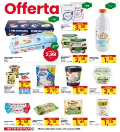 Volantino Interspar Pagina 12: Mozzarelle Santa Lucia €2,99, Burrrata Despar Premium €1,99