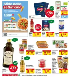 Volantino Interspar Pagina 24: Passata di pomodoro Mutti €1,29, Maionese Kraft €1,99