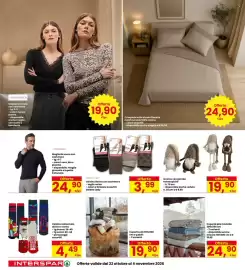 Volantino Interspar Pagina 28: Calzino donna con cashmere Golden Lady €3,99, Calzino antiscivolo donna o uomo €4,49