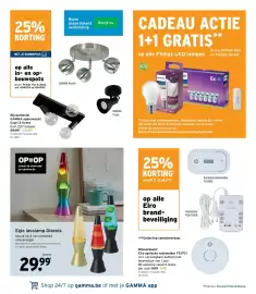 GAMMA folder Pagina 13: Eglo lavalam Diavolo €29,99, Gamma opbouwspot capri 3-lichts €22,49