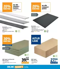 GAMMA folder Pagina 24: MDF plaat vochtwerend €39,99, Compactplaat antraciet €128,00